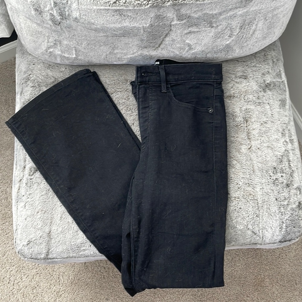 Boot cut mid rise jeans